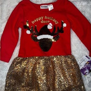Girls Christmas Top